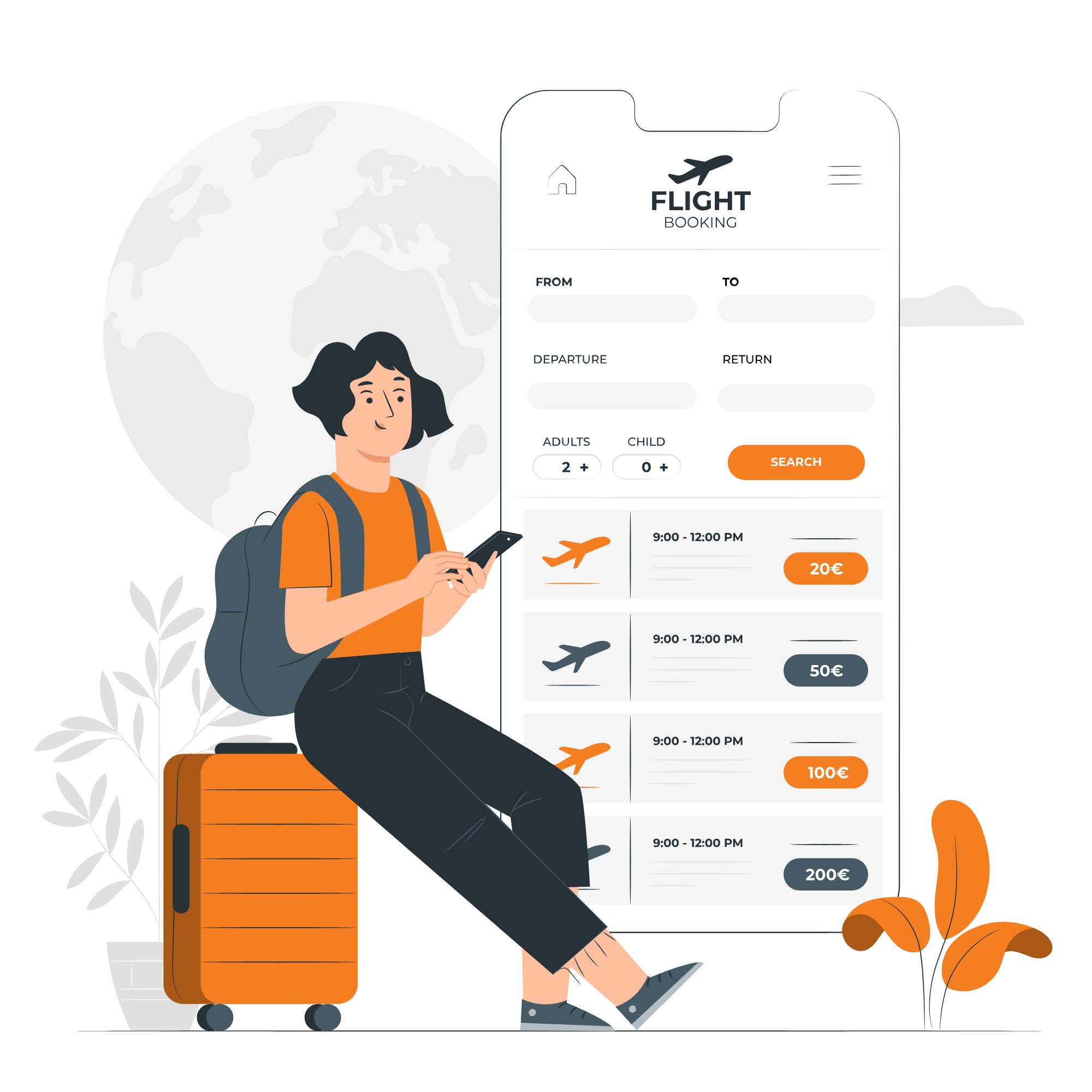 Flight Booking-pana